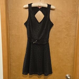 Candie's Black Backless Dress